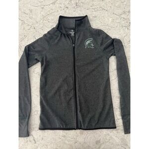 Colosseum Women's XS Michigan State University Spartans Full Zip Light Jacket